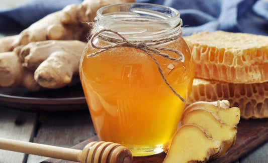 Raw Honey and Pressed Ginger Juice Concentrate
