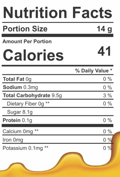 Ginger Honey Syrup By Annoor | 8.5 Fl Oz | NFC | Raw Wildflower Honey and Cold Press Ginger Juice | No Pulp | Use in Tea, Coffee, Cocktail, Water