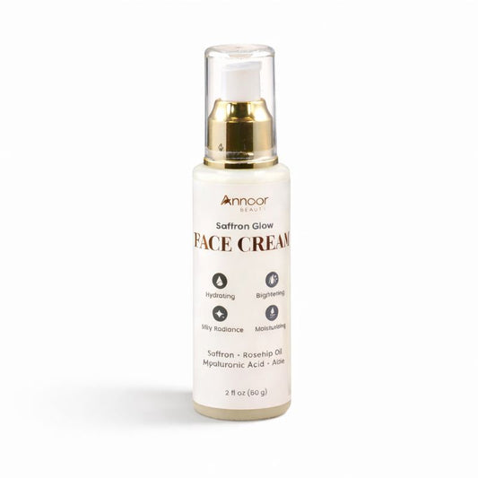 Annoor Saffron Hyaluronic Acid Cream – Hydrating, Brightening & Glow-Enhancing Moisturizer