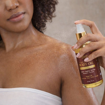 Annoor Beauty Plant Powered Body Oil – Brightening & Nourishing (4 fl oz / 118 mL)