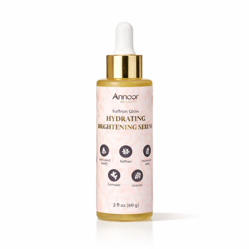 Annoor Saffron Glow Hyaluronic Serum – Brightening, Hydrating, Anti-Dullness, Even-Tone Radiance Booster