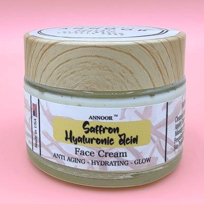 ANNOOR Saffron & Hyaluronic Acid Face Cream – Anti-Aging | Hydrating | Glowing