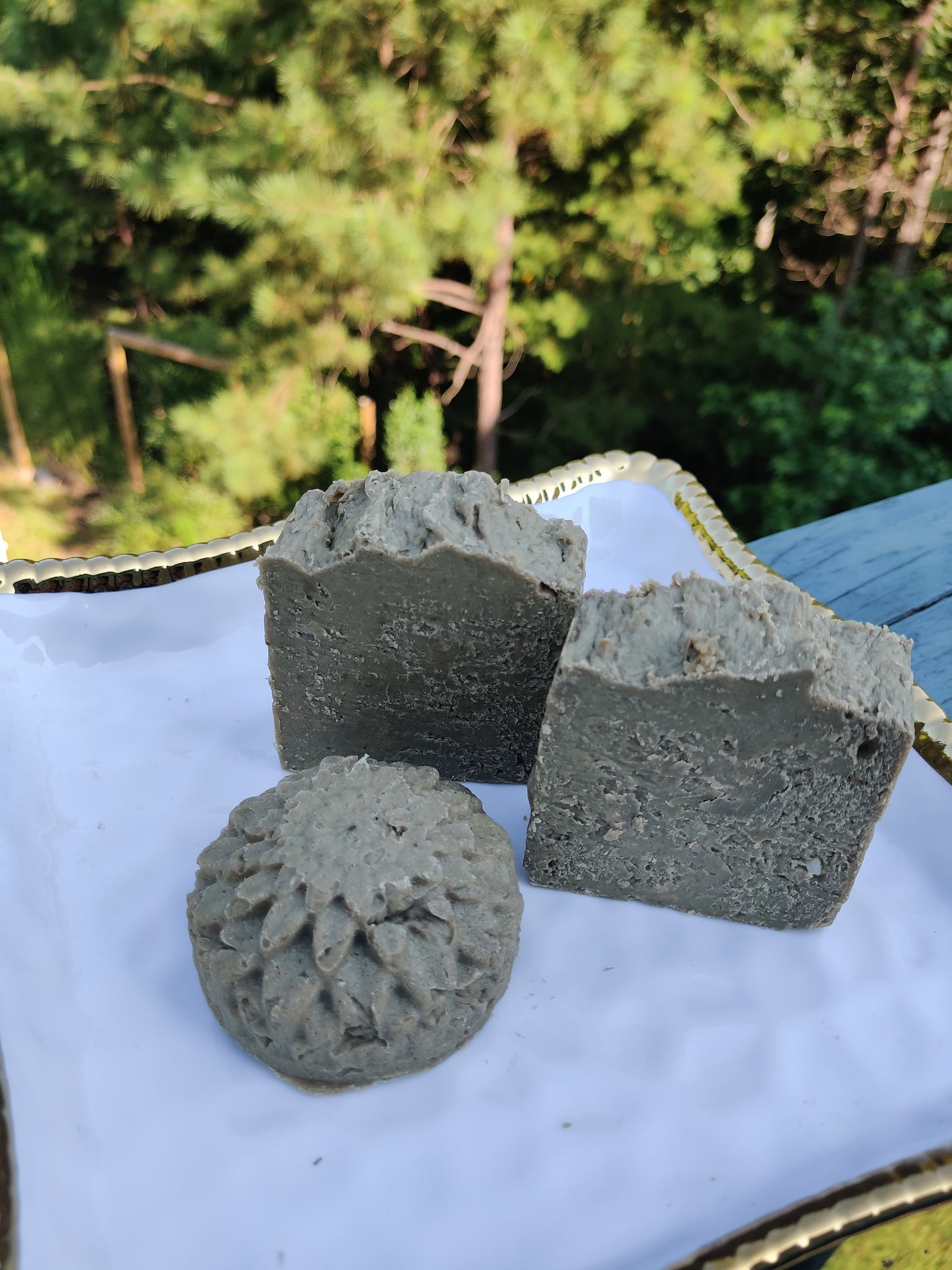 Organic Rustic Neem Moringa Soap Handcrafted