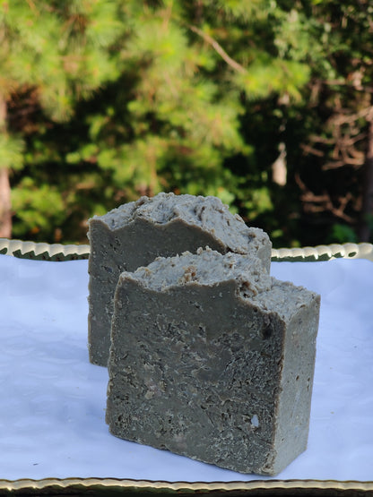 Organic Rustic Neem Moringa Soap Handcrafted | Helps Eczema | Natural Formula