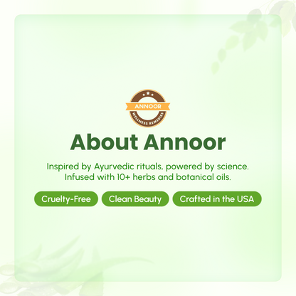 Annoor Ayurvedic Herbal Conditioner – Sulfate-Free, Plant-Based, Moisturizing & Nourishing for All Hair Types (16.9 fl oz / 500 mL)